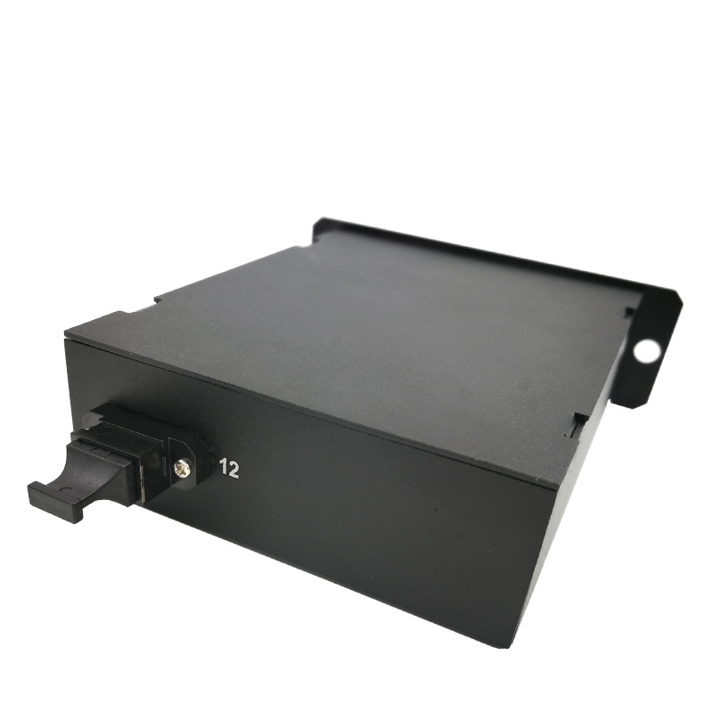 FTTX Optical Fiber MPO/MTP Terminal Box With Patch Panel , MPO-LC , 12 Fibers