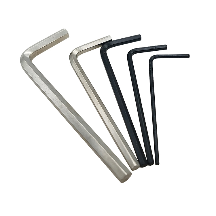 Industrial L Type Hexagon Shaped Allen Key Zinc Plated