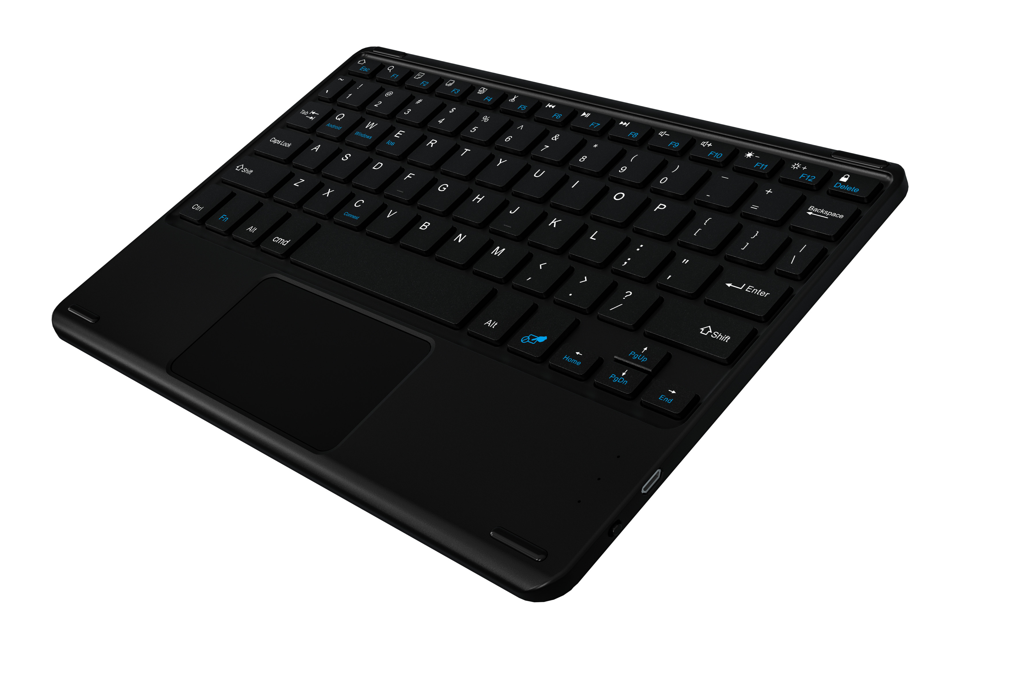 78-key Portable Bluetooth Keyboard With ABS Material And Touchpad For Office And Entertainment