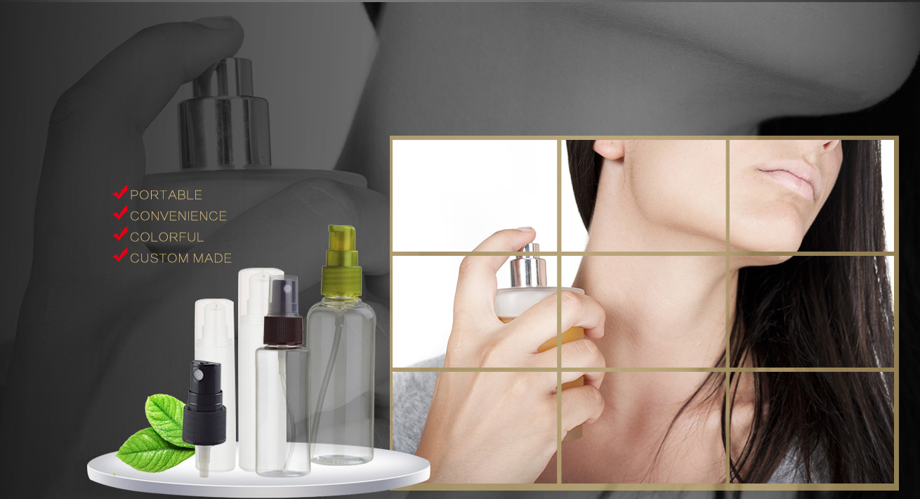 Transparent 20ml 50ml Cosmetic Spray Bottle Customized Smooth Cream Pump
