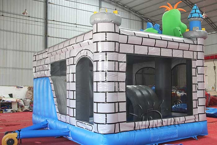 Chameleon Inflatable Bounce House With Air Blower And Repair Kits