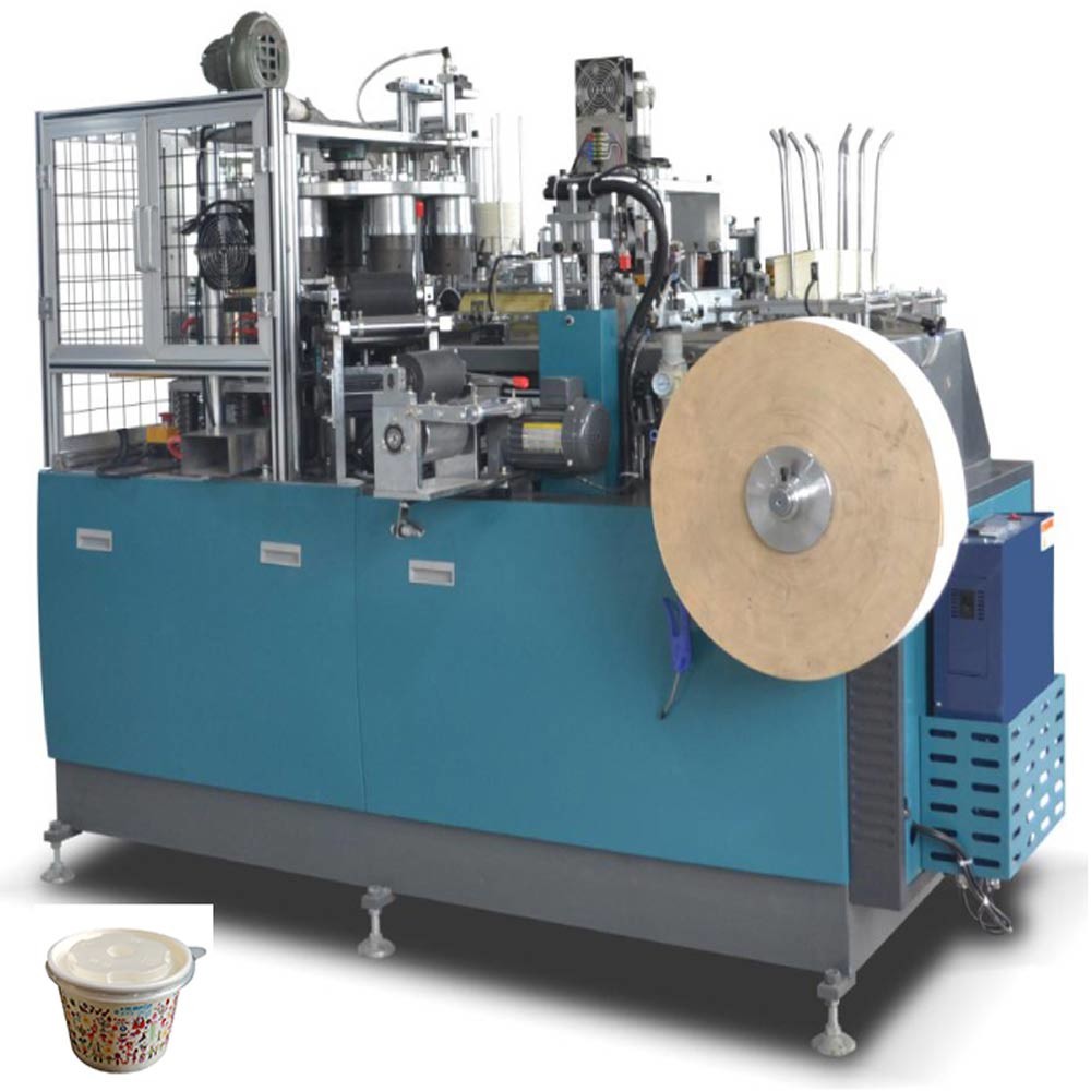 CE 70 Pcs/Min Dia 150mm Paper Bowl Making Machine 2350x1250x1900mm