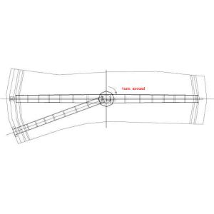 Single Pipe Slurry Scraper Systems , Center Drive Automatic Slurry Scrapers