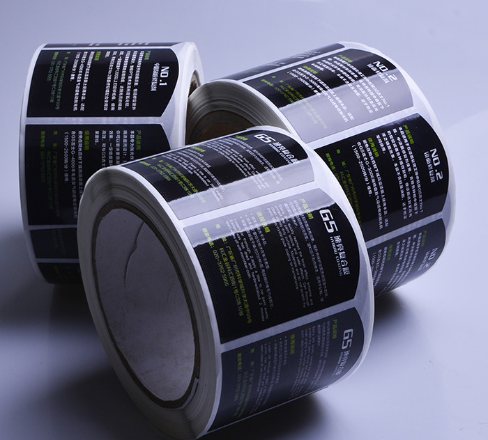 Manufacturer Custom adhesive plastic roll labels stickers for Packaging