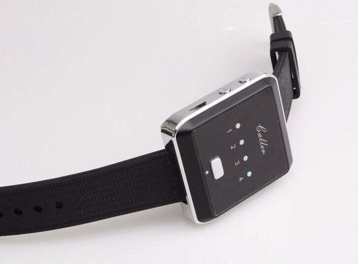 Portable Panic Button Light And Vibration Pager Personal Panic Alarm System