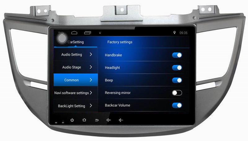 Ouchuangbo car gps nav audio BT android 8.1 for Hyundai Tucson 2015 support USB SWC 1080P Video radio touch screen