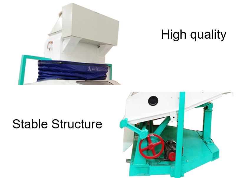 STR TQSX85 Rice Mill Rice Destoner Machine 1514*974*1809 mm Separator