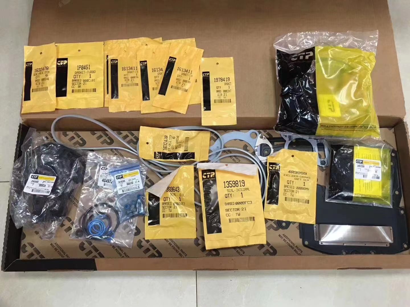 3014 3024 3013 3013C Caterpillar Engine Overhaul Parts Gasket Rebuild Kit 7F-5013