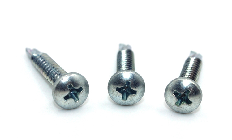1mm-80mm Length Steel Self-Drilling Screw with Cross Pan Head and Phillips Drive