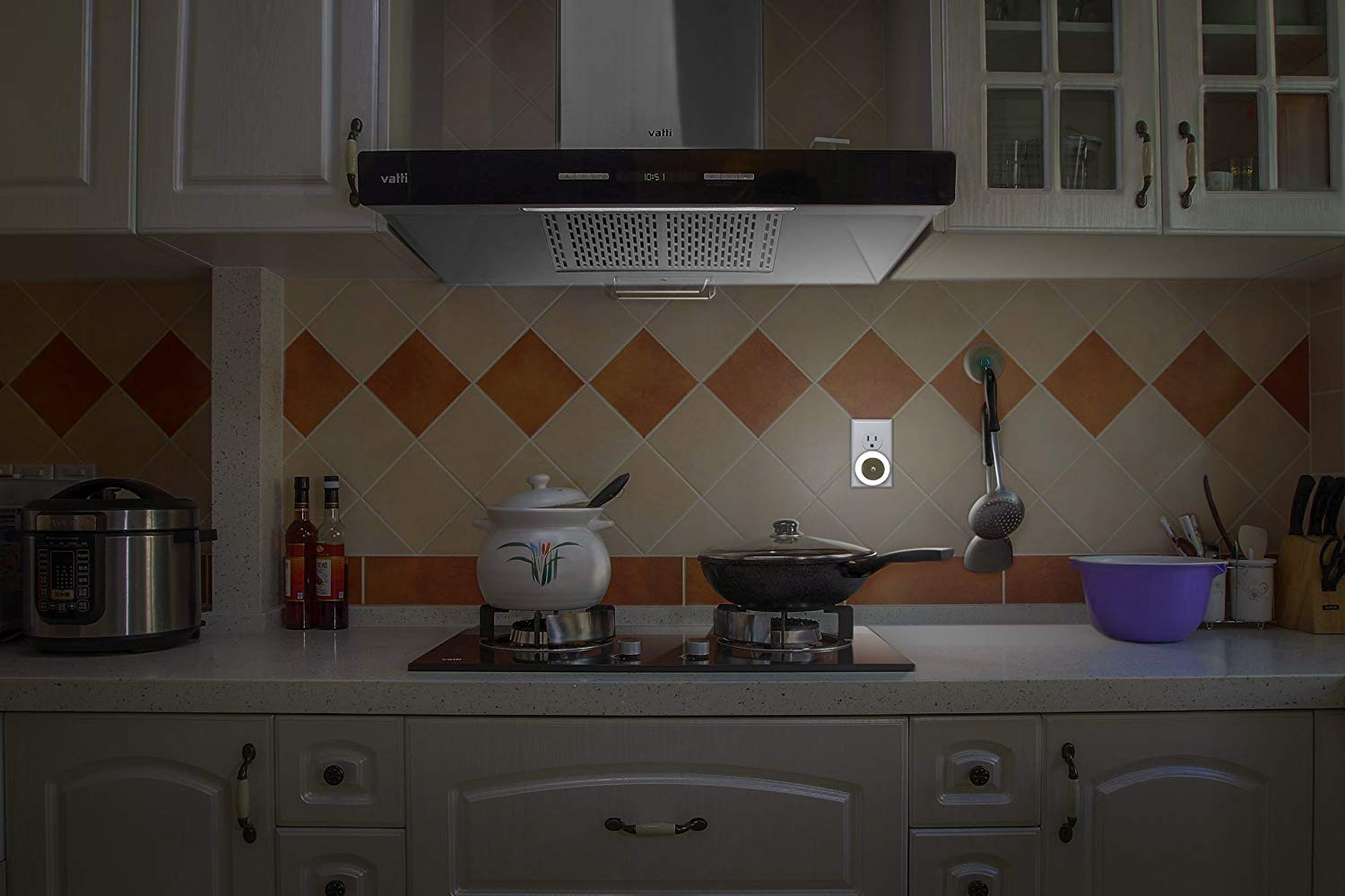 Plug in Led Motion sensor Light Sensor Lamp