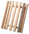 Spruce Wood Dry Steam Room Equipment Sand Timer / Bucket Simple Design