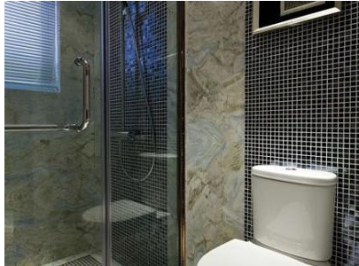 Stainless Steel Square Shower Door Handle 6 "8" Back to Back for Modern Hotel Design