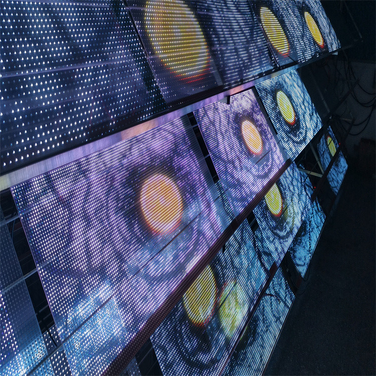 Easy Installing XH-JHP-P4 LED Flexible Transparent Film Display for Window Glass DC5V