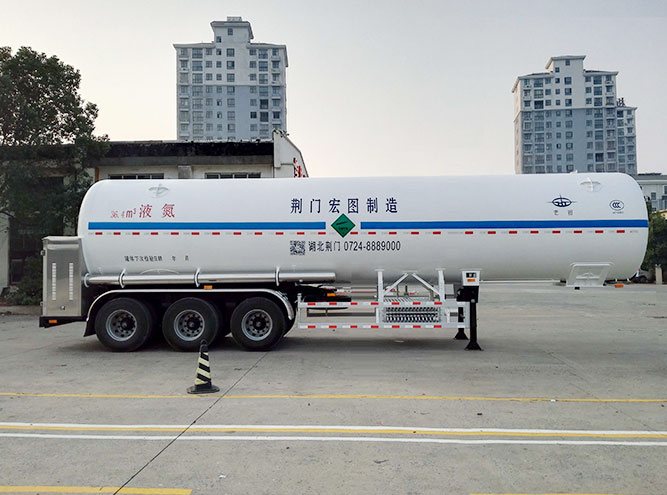 CIMC LINYU 50m3 LPG Tanker Semi Trailer For Gas Transport Truck Truck Trailer -20/50C