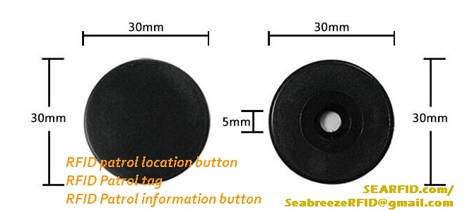 RFID patrol location button/Electronic patrol cards/patrol tags/patrol information button