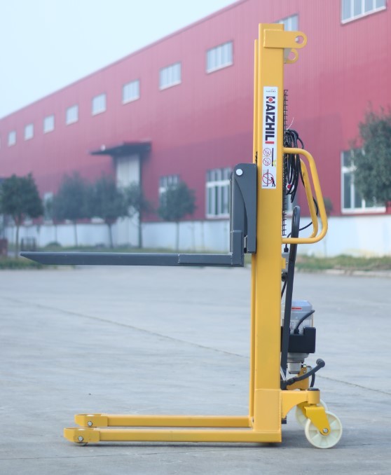 Mobile Hydraulic Hand Forklift , Walkie Pallet Stacker 500kgs To 2500kgs Capacity