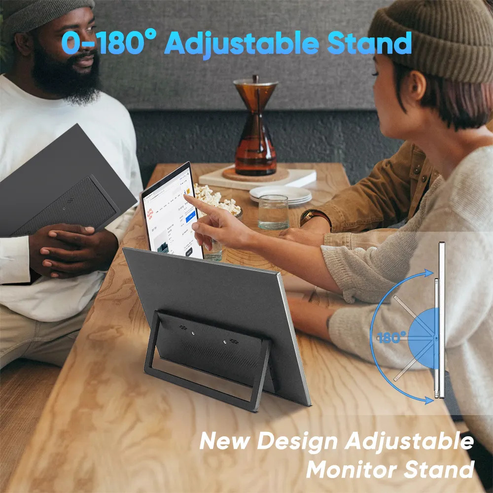 15.6 inch Portable External Monitor IPS Panel Type For Your Business