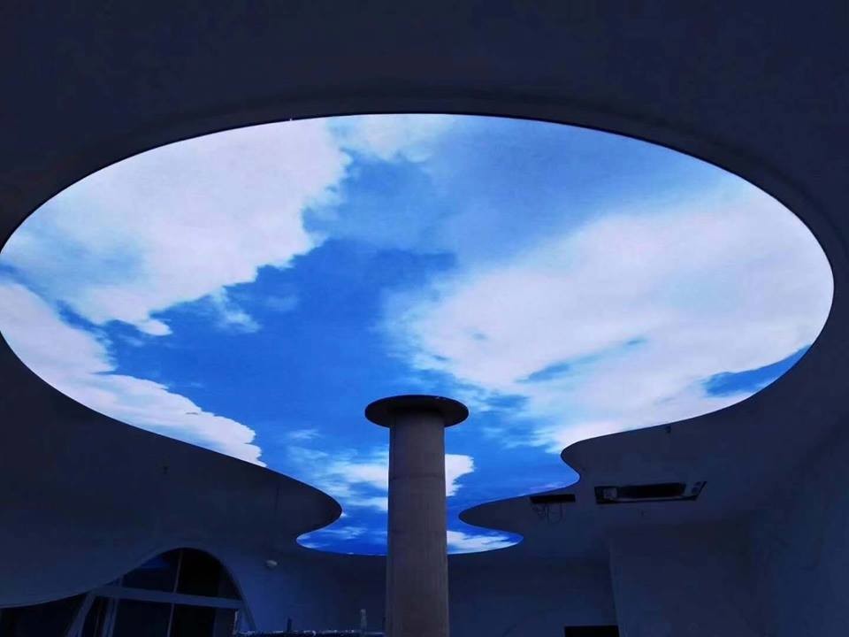 Soft PVC 250mic Sublimation Printing Fabric Stretch Ceiling Film