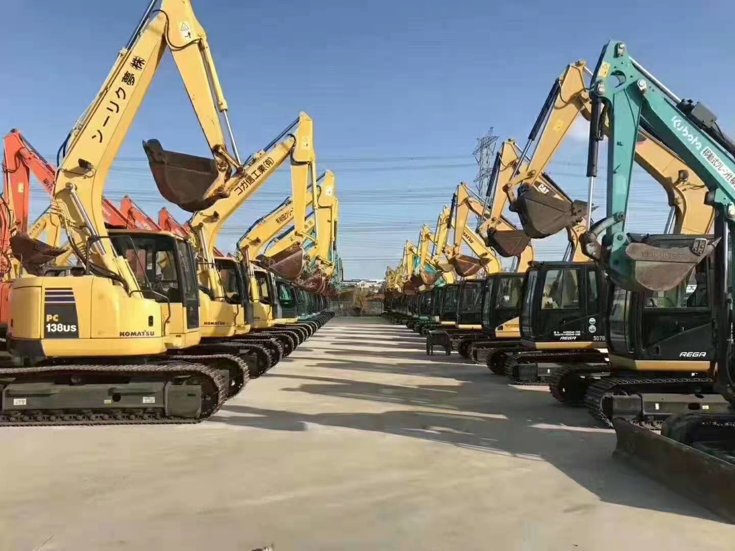 Japan Mitsubishi Engine 8 Ton E70B Used CAT Excavators