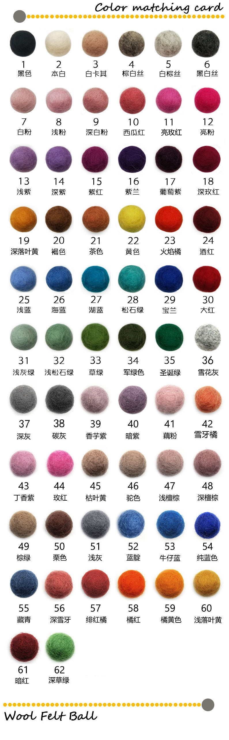 Handcrafted Diy Felt Ball Mobile , 100% New Zealand Wool Felt Ball Baby Mobile