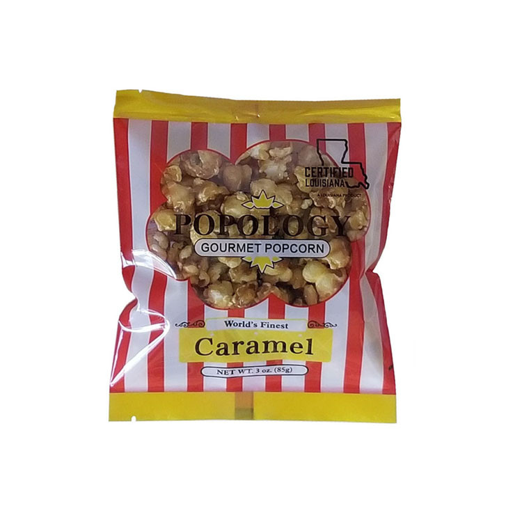 Custom Print Heat Seal 3 side sealing PET plastic bags for popcorn packing