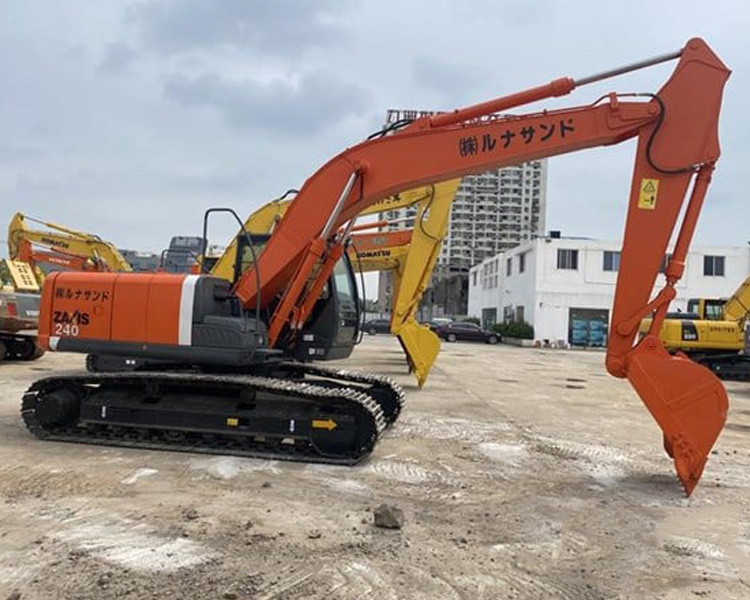Year 2014 Medium Hydraulic Crawler Excavator 24Ton Used Hitachi Zaxis Zax ZX 240