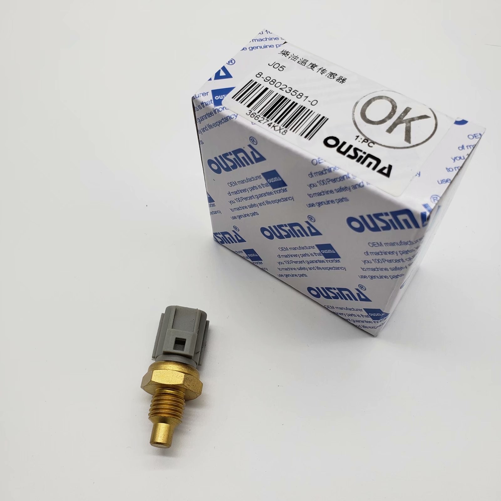 OUSIMSA Excavator Water Temperature Sensor 8-98023717-0 Fuel Coolant Temp Switch For SH350A5