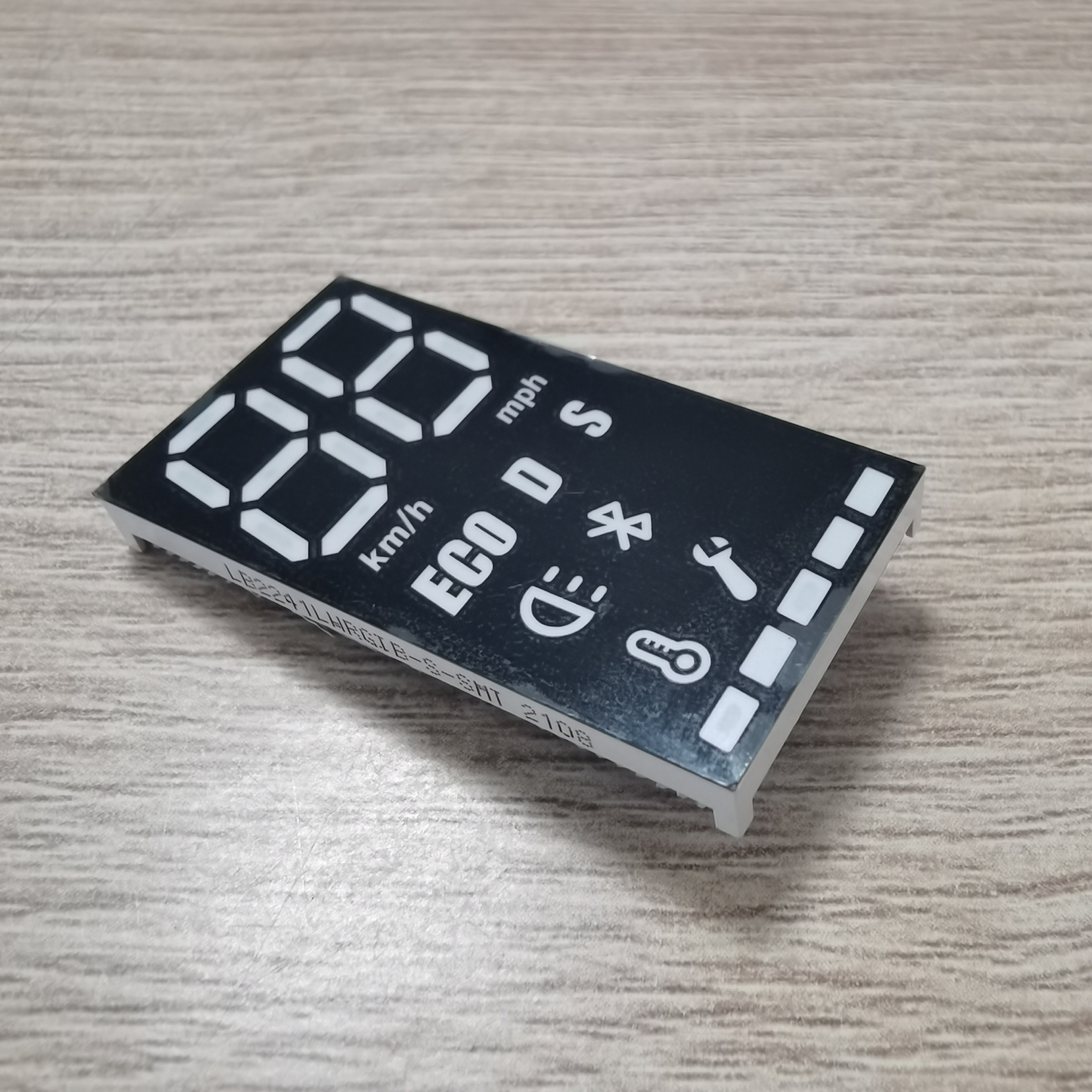 35mcd Multicolour Seven Segment LED Display 3 Digit 635nm For Motorcycle