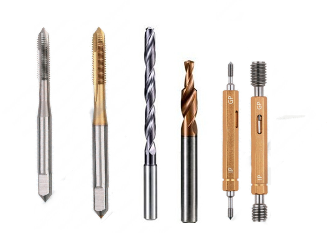 Male Centre Helical Flute M6×1 Tap Drill Bit Set Thread Tapping Tool Set