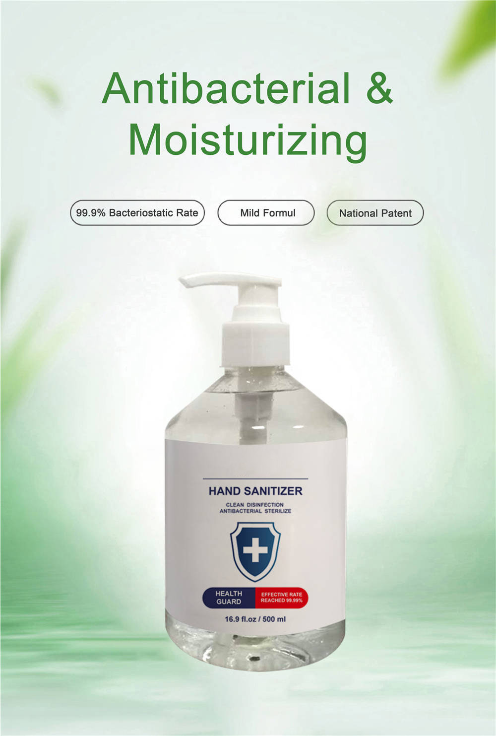 Portable Anti Coronavirus Waterless Hand Sanitizer Mini Antiviral Hand Gel