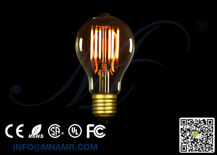2017 New Design 5W A19 LED Edison Bulb for Crafted Workshop Interior Decoration Project