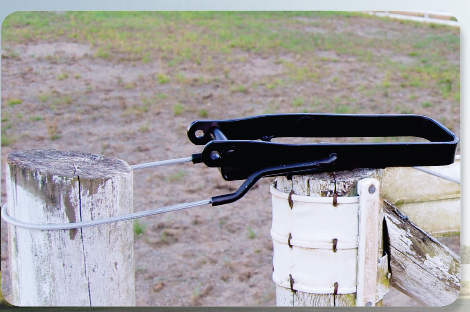Black Powder Metal Fence Accessories Adjustable Gate Closer Corrosion Resistant