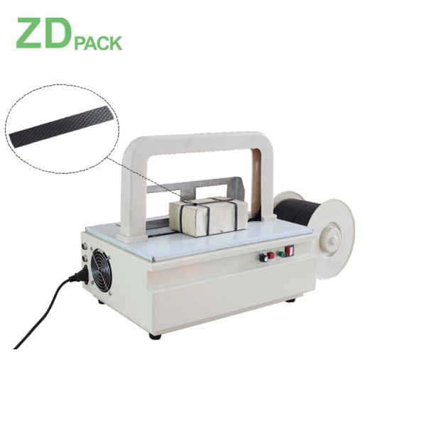 Small Auto Table Strapping Machine Electronics Packaging Table Banding Machine