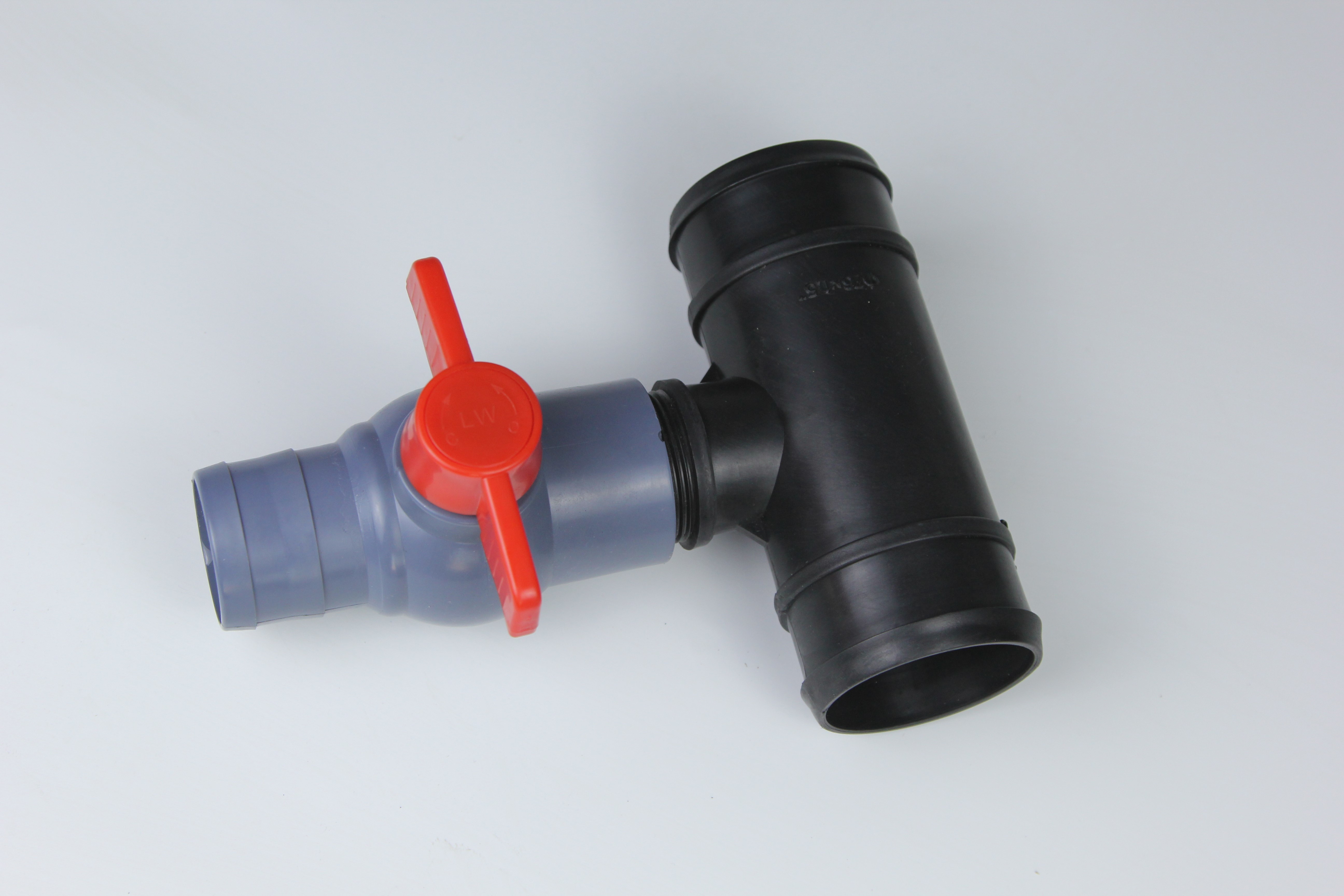 Blue Black PVC Ball Valve OEM Plastic Ball Valve In The Agricultural Industry
