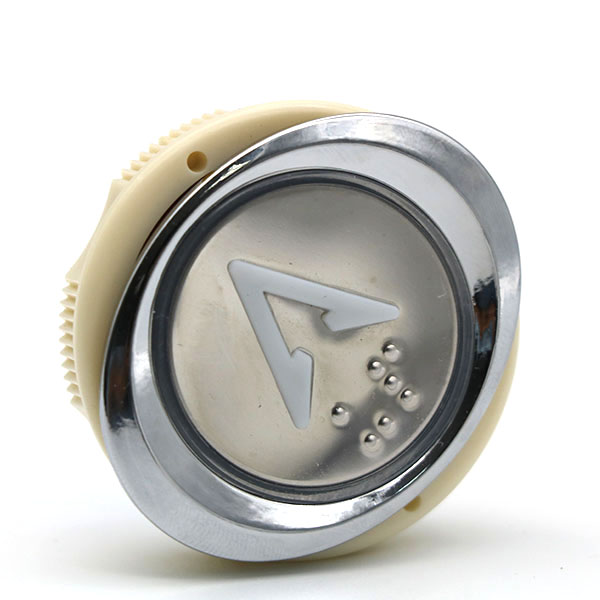 COP LOP 37mm Elevator Push Button With Braille White LED Push Button Switch