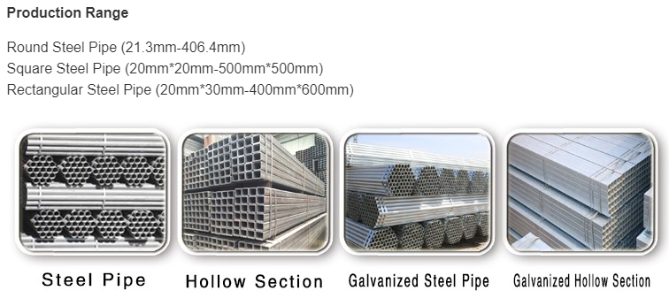 Hotrolled Gi Square Steel Pipe , Spangled Galvanised Rectangular Tube