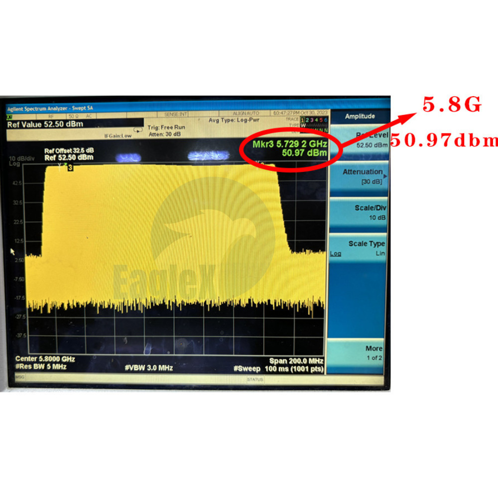 5.8GHz RF Amplifier Module 5725-5850MHz Amplifier Jamming Radio Frequency Module