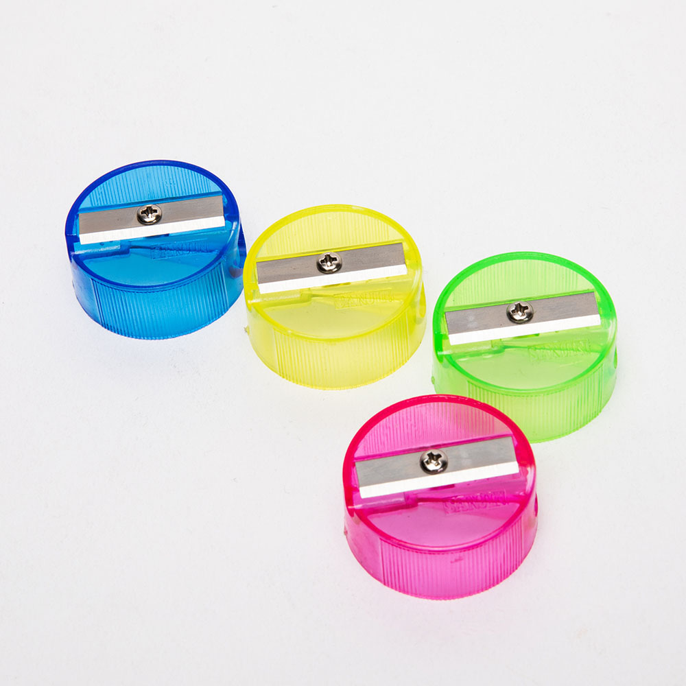 Green Red Blue 0.47 Inch Handheld Pencil Sharpener Retro Craft