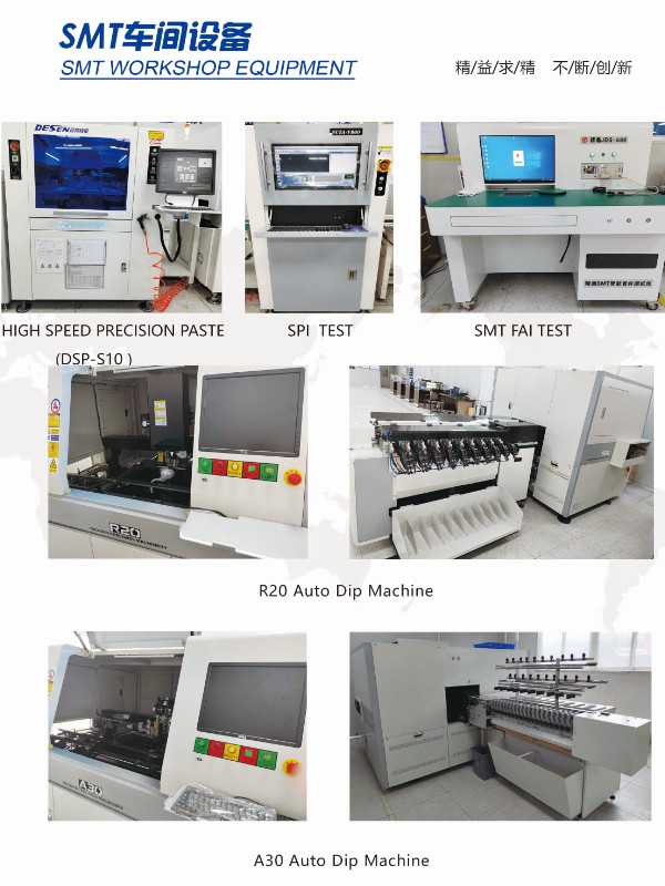 Plated Through Hole Pcb Board Pcba Printed Circuit Board Assembly Manufacturing Process