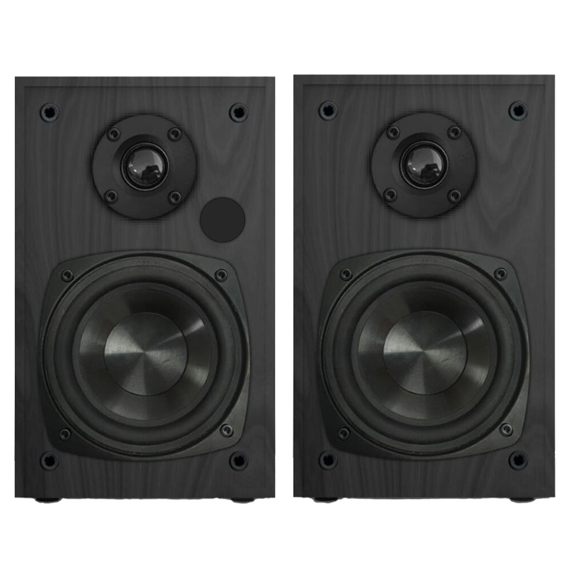 Powered Bookshelf Stereo Speakers 120W Studio Monitors Speaker For Music Gaming Turntables