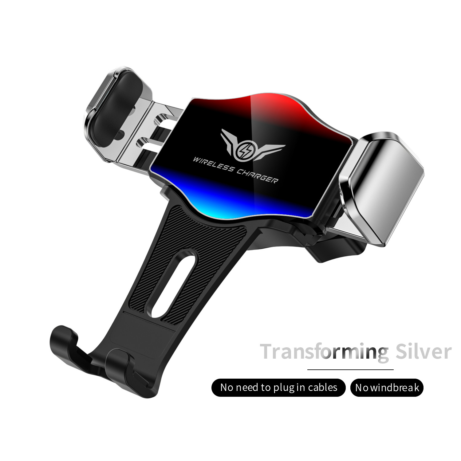 360 degree rotation Multifunction Wireless Charger 15 Watt Support QI