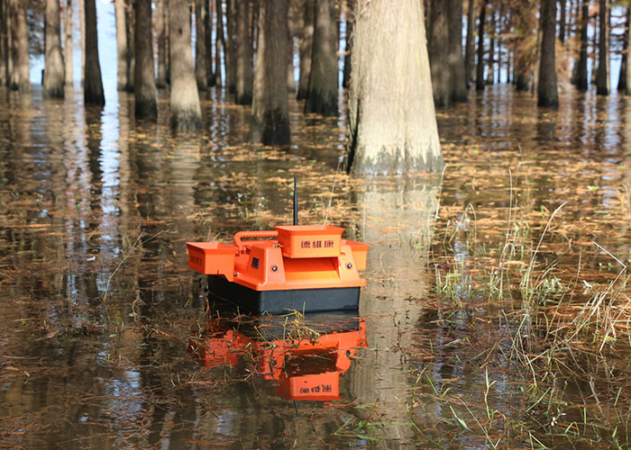 Orange deliverance bait boat , remote control fishing bait boat DEVC-202
