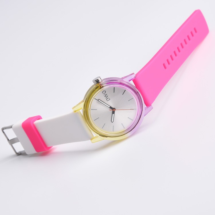 Promotional Elegance Silicone Sports Watch For Ladies Logo Debossed