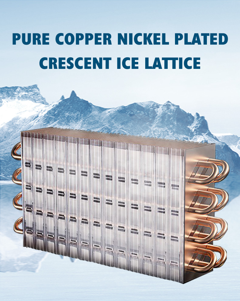 150lb Crescent Ice Machine Ice , Cube Commercial Ice Maker With Bin 70lb