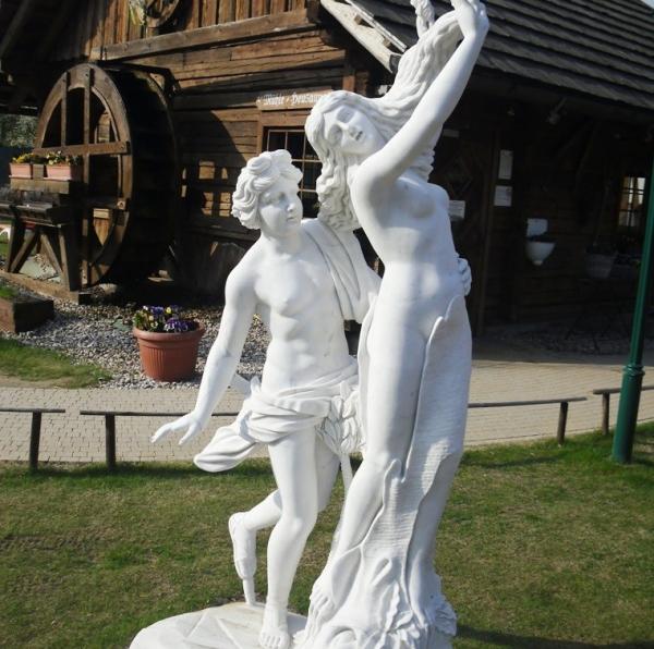 Quality marble statue, Apollo and Daphne mable sculpture,China stone carving Sculpture supplier for sale