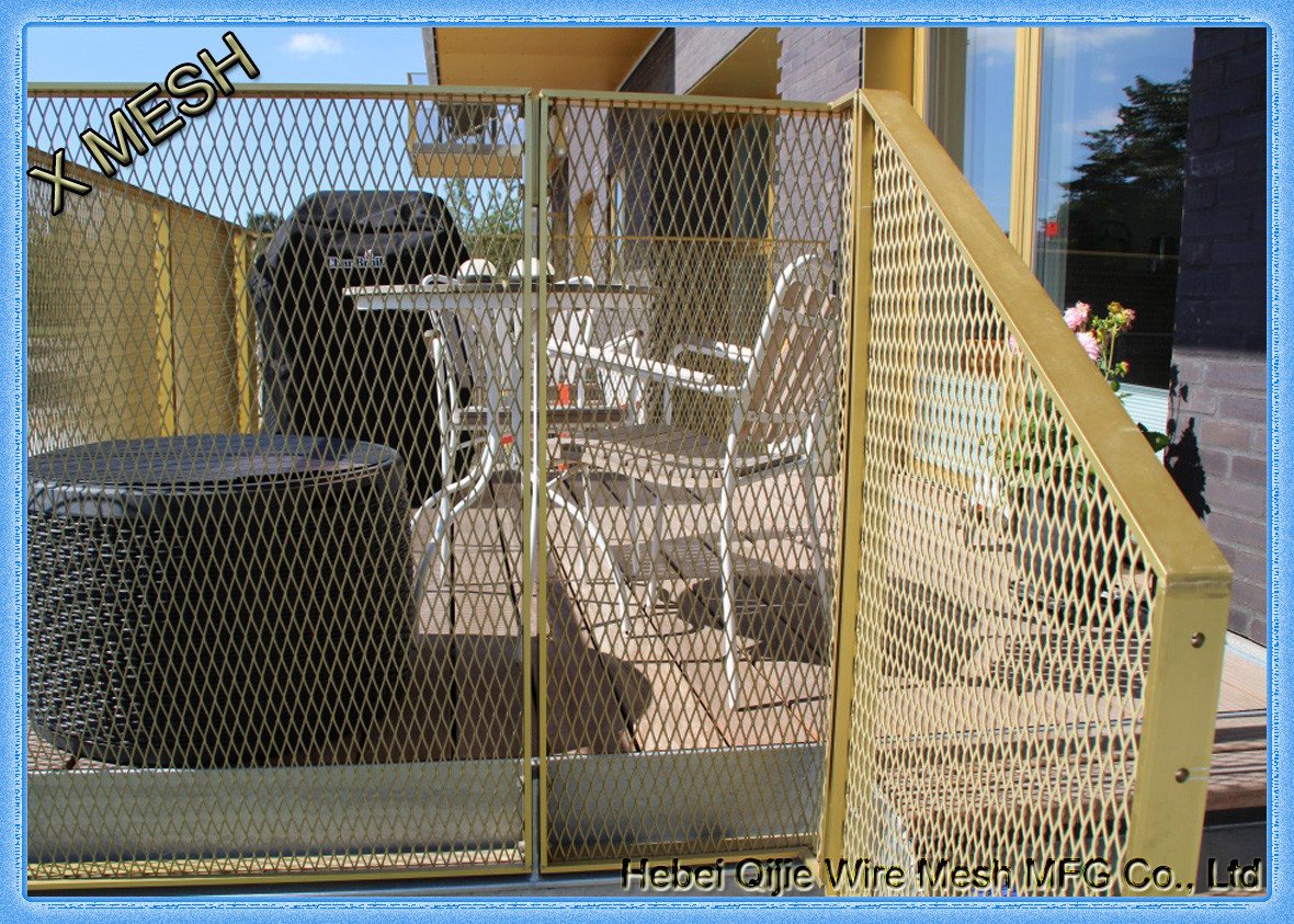 Construction Decorative Expanded Metal Wire Mesh Solid Sheets Fine Workmanship