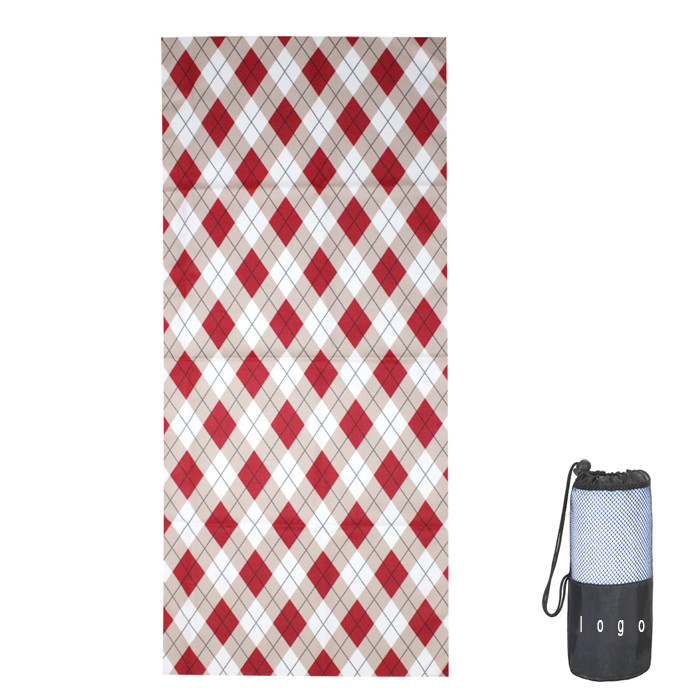 Extra Long Personalized Microfiber Beach Towel Digital Sublimation Printed