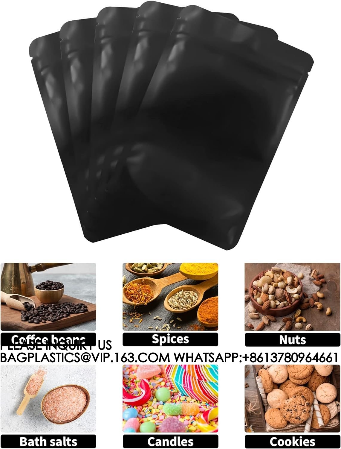 Sustainable Recyclable Pack Resealable Stand Up Bags,Smell Proof Pouch Sealable Foil Pouch Bags For Packaging