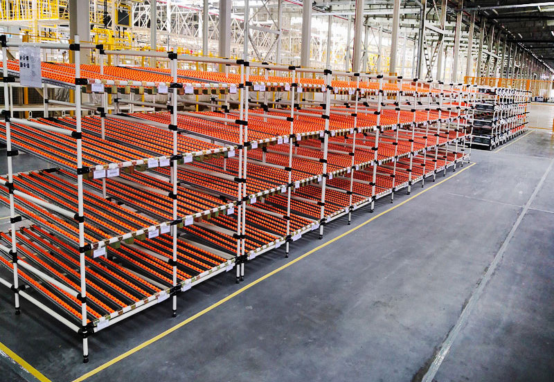 Lean Pipe Flow Rack Warehouse Storage Rack
