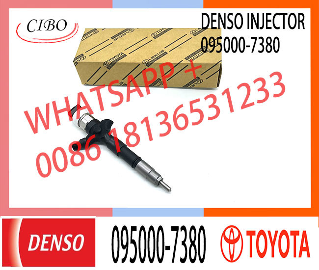 Common Rail diesel fuel Injector 23670-30240 095000-7380 for Diesel engine